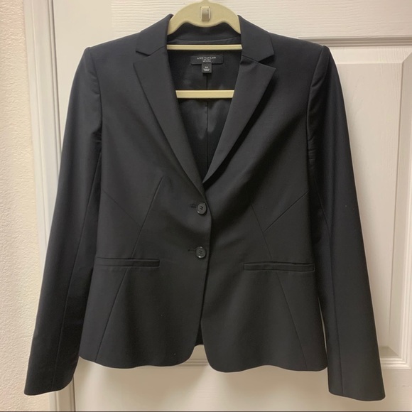 Ann Taylor Blazer. Size 2 Petite. Black. - Picture 3 of 9